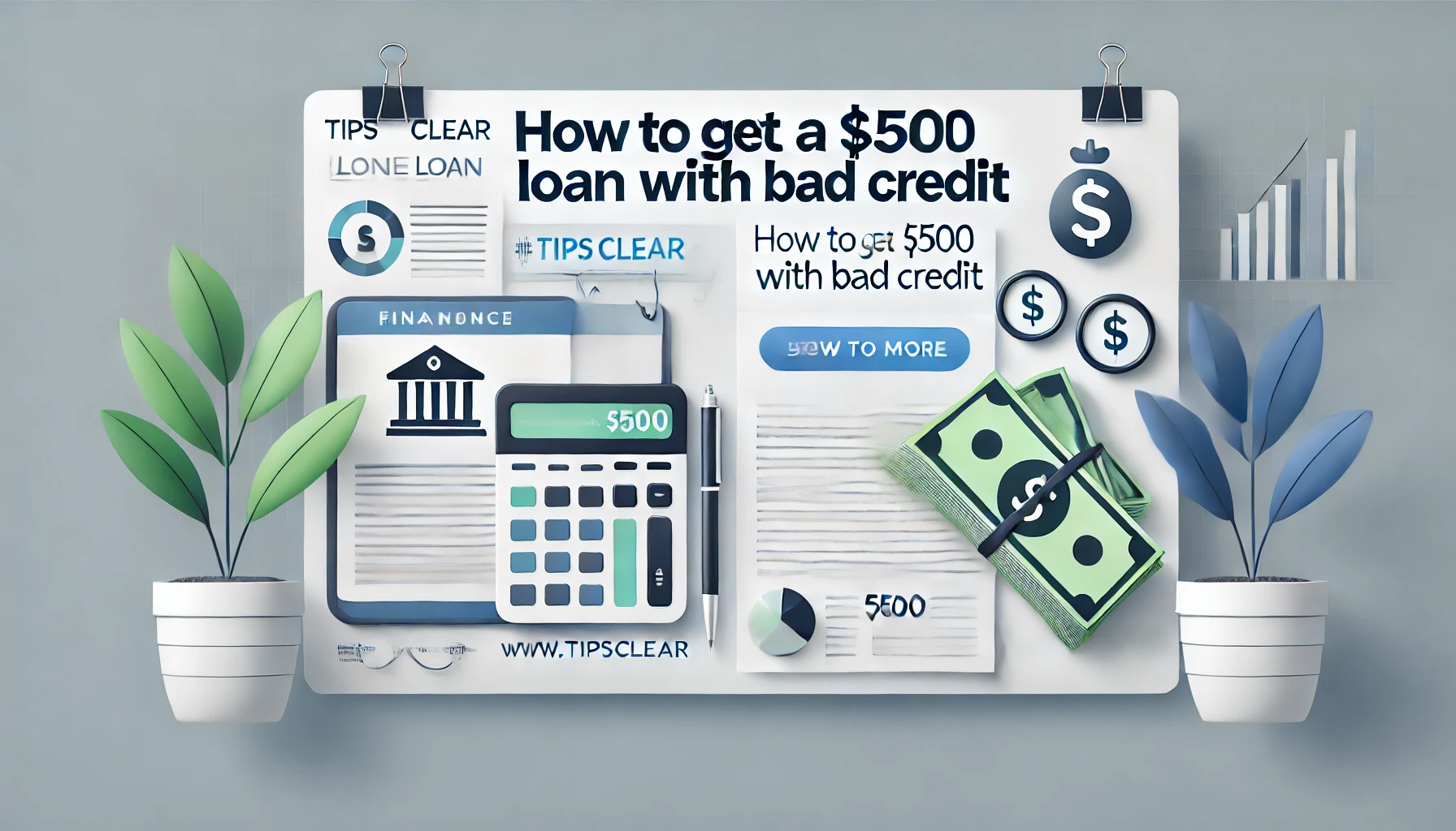 How to Get a $500 Loan with Bad Credit