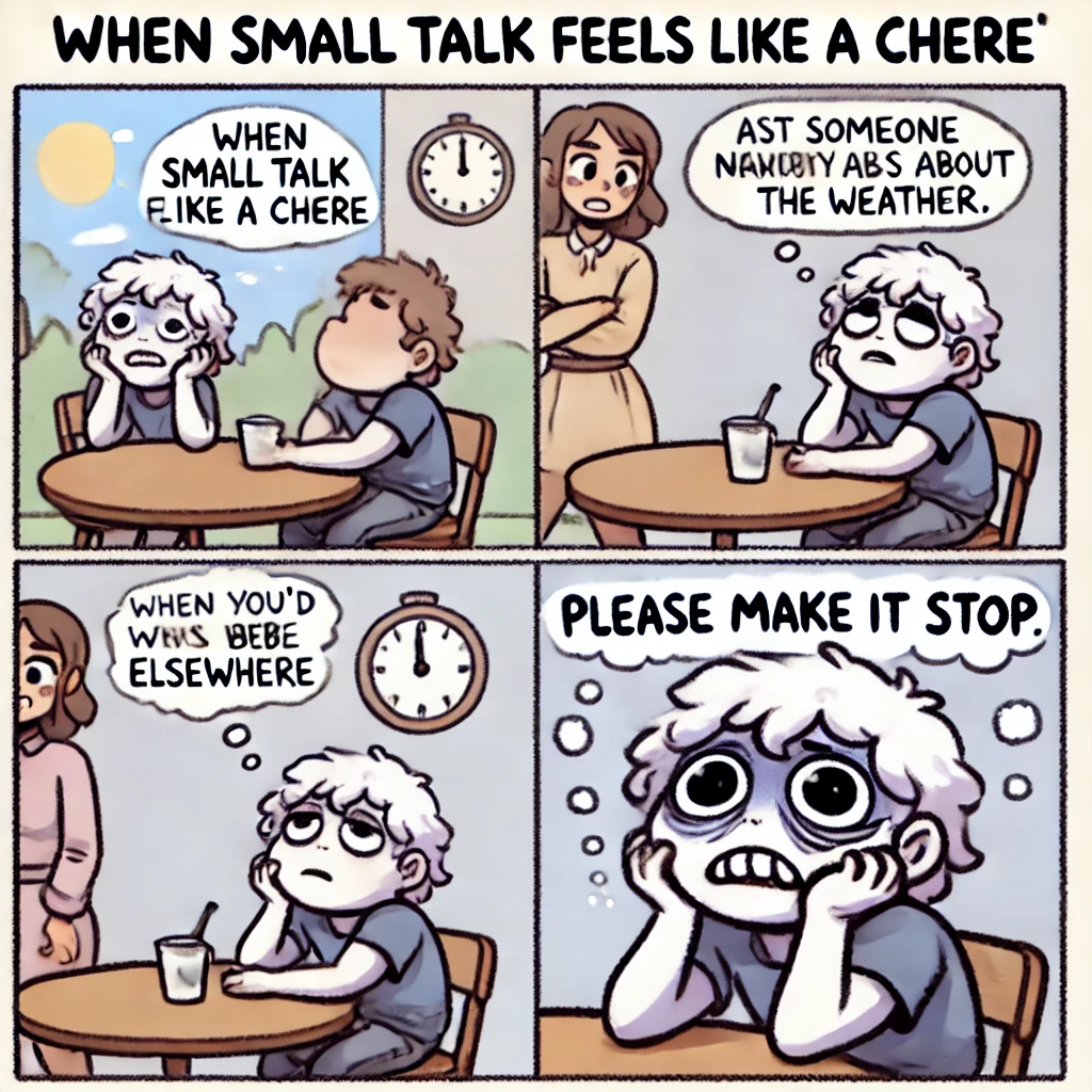 When Small Talk Feels Like a Chore