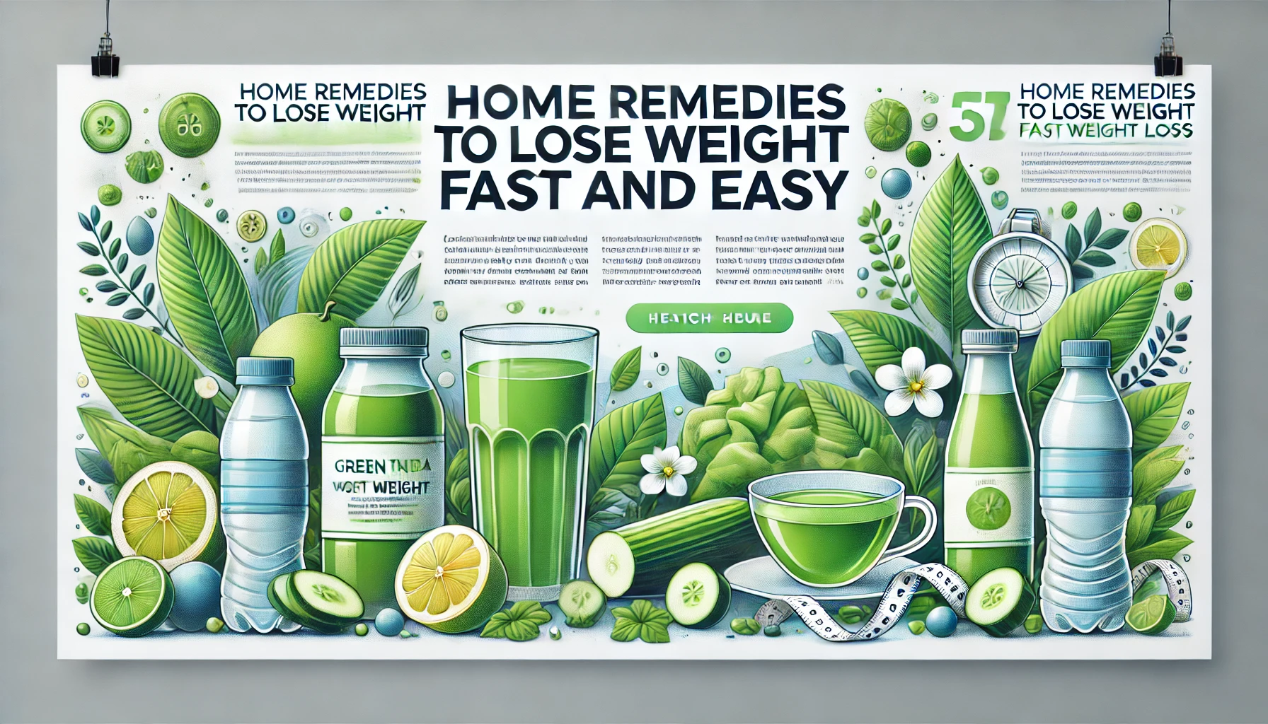 Home remedies to lose weight