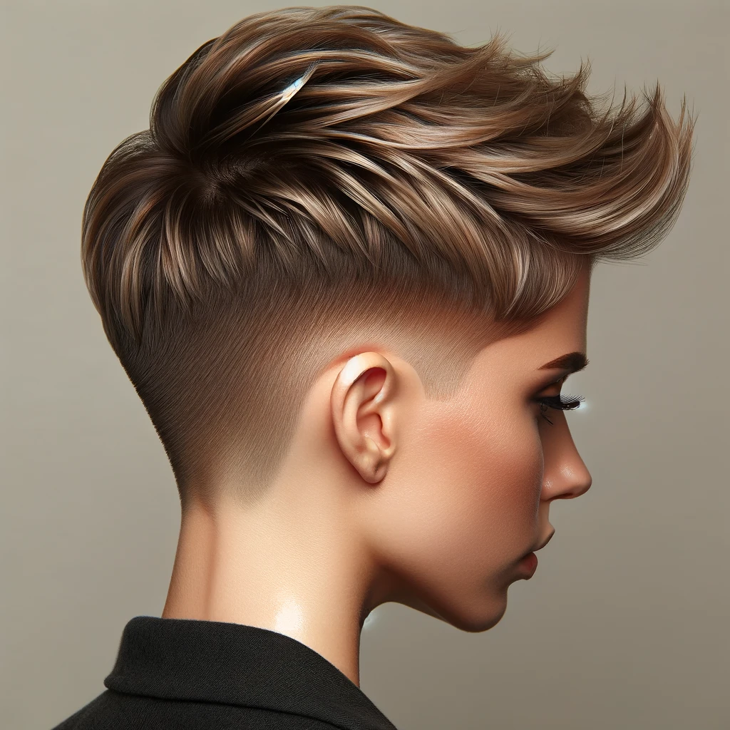 Low-Maintenance Undercut Pixie Hairstyle