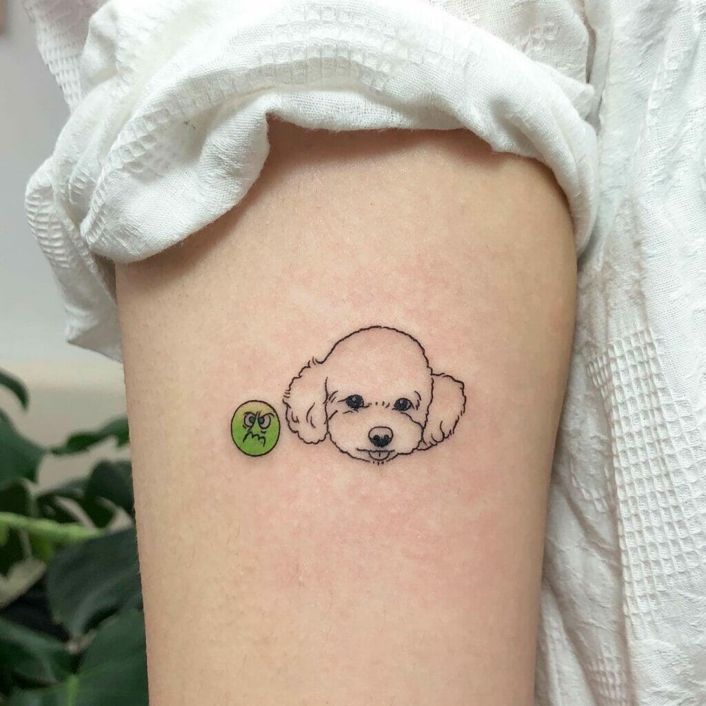 Minimalist Dog Tattoo