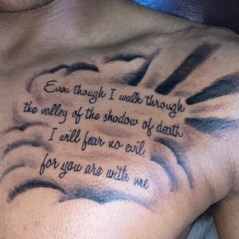 Psalms 23 4 Tattoo