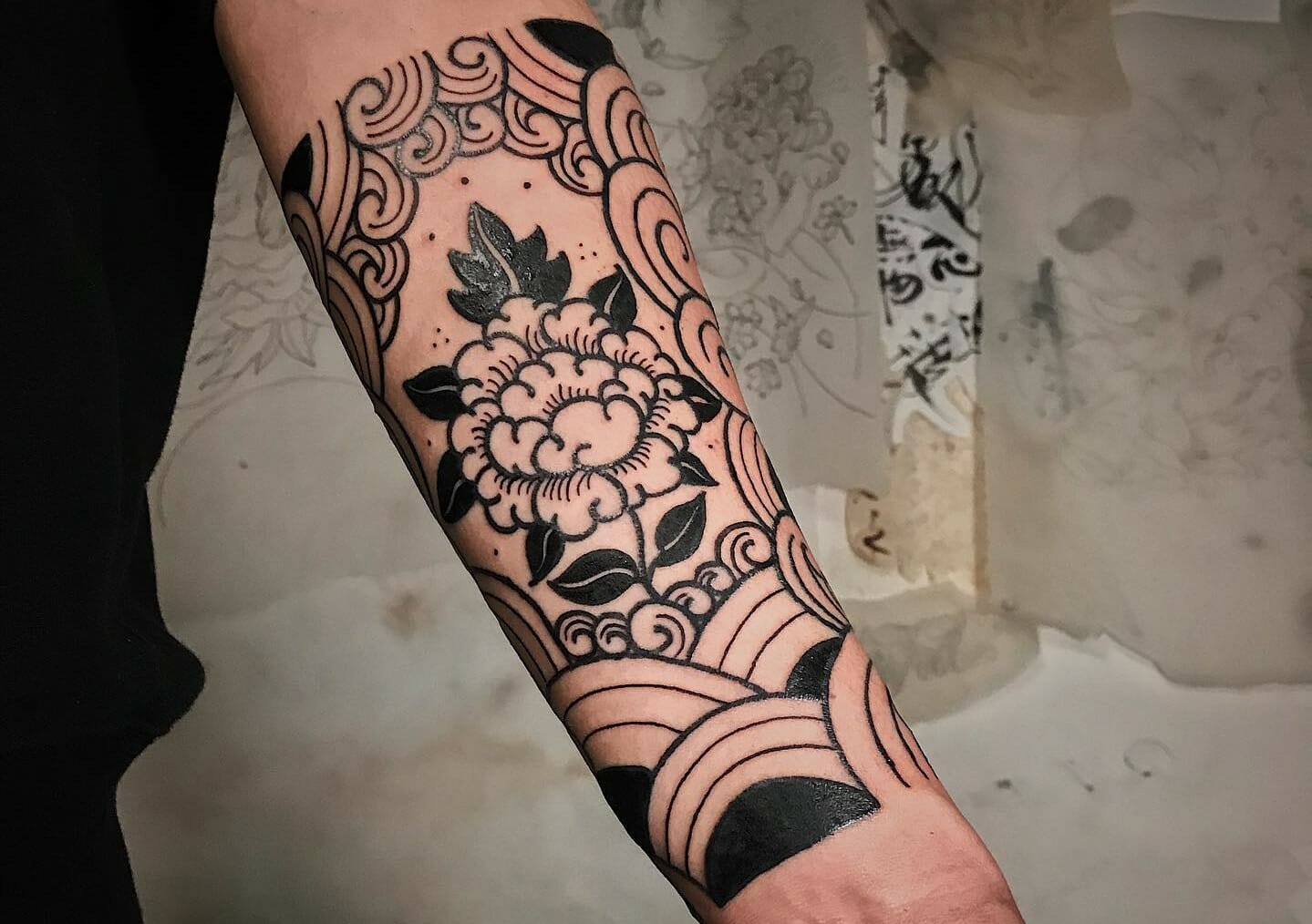 Forearm half sleeve tattoos