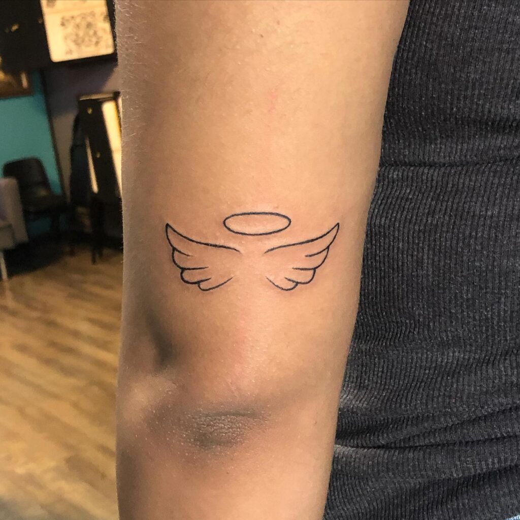 Small Angel Wings Tattoo