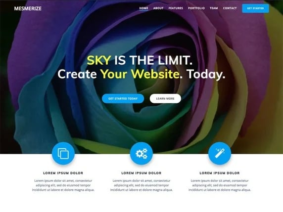 Free blog theme: Mesmerize