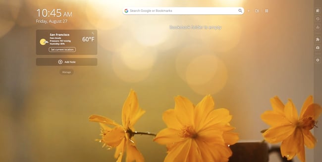 Best New Tab Chrome Extensions: Homey