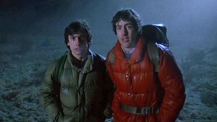 David Naughton and Griffin Dunn "An American Werewolf in London."