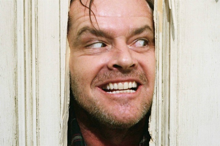 Jack peeked his head in through the door "Shining."