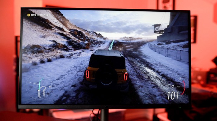 Forza Horizon 5 on Cooler Master GP27Q monitor.