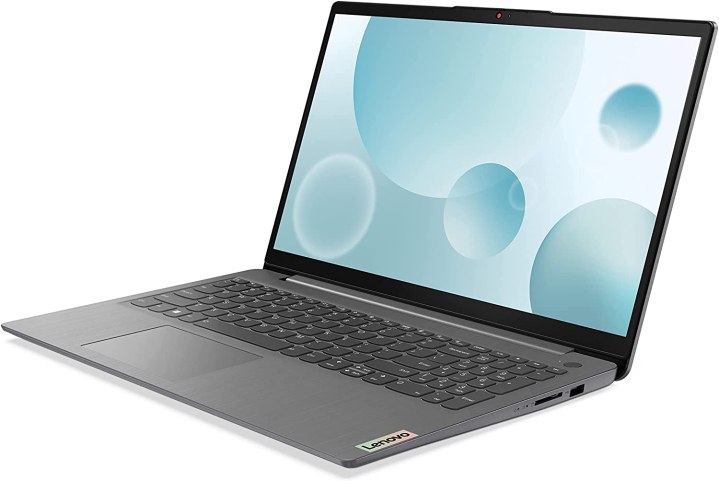 The Lenovo IdeaPad 3i laptop on a white background.