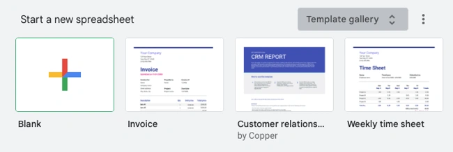 how to create a google sheets calendar: access template gallery 