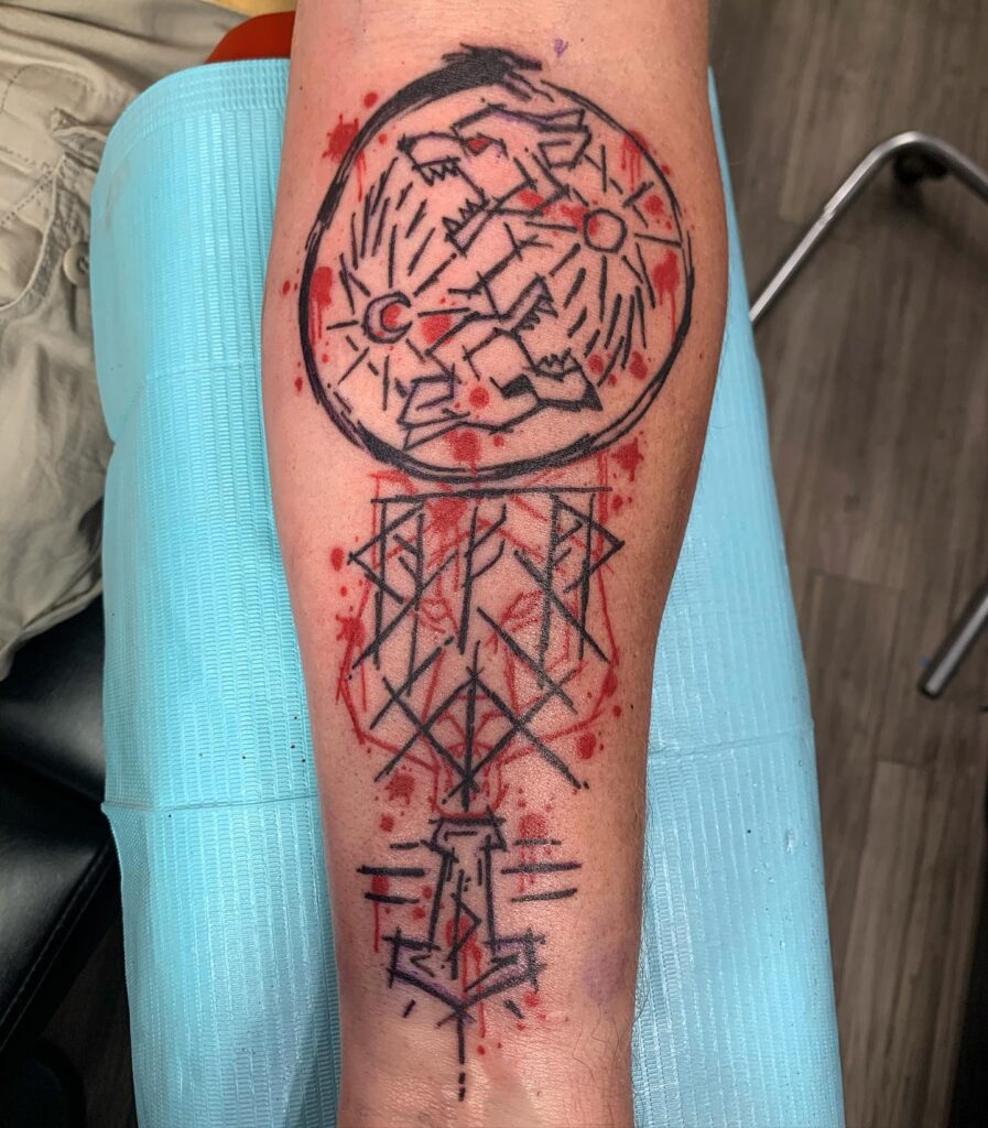 Vikings Runes Tattoo