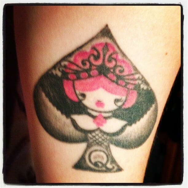 queen of spades tattoo