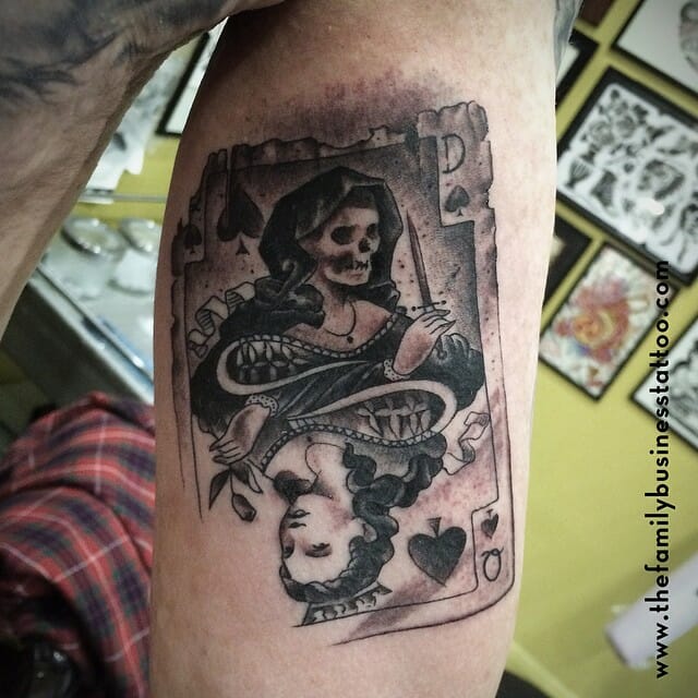 queen of spades tattoo