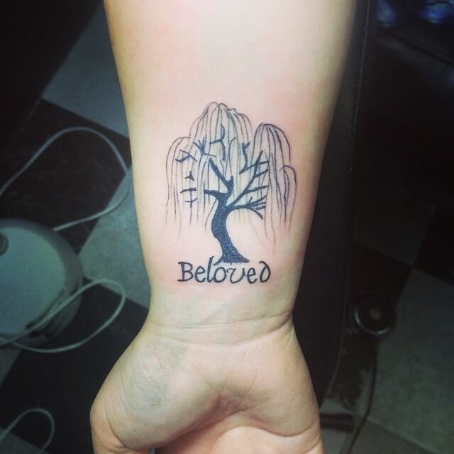 willow tree tattoo