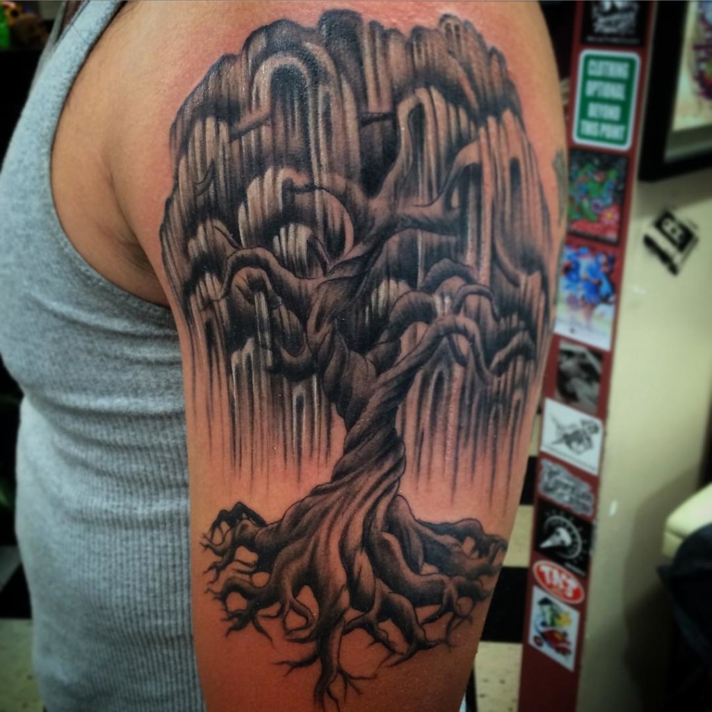 willow tree tattoo