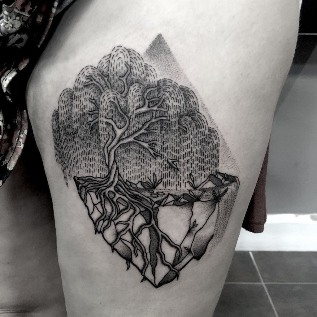 willow tree tattoo