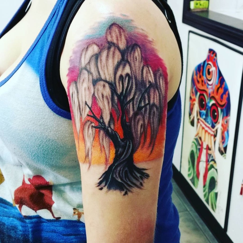 willow tree tattoo