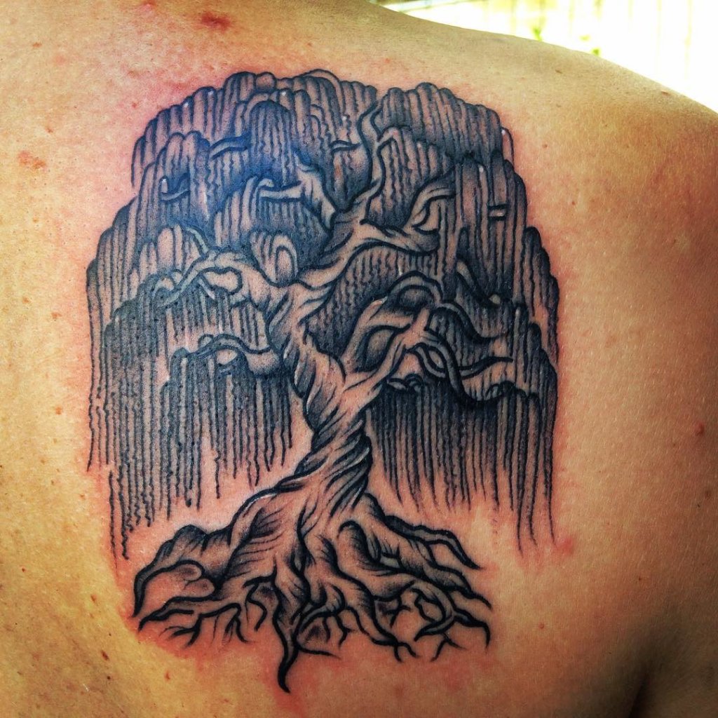 willow tree tattoo