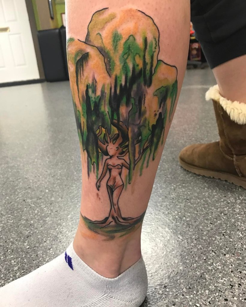 willow tree tattoo