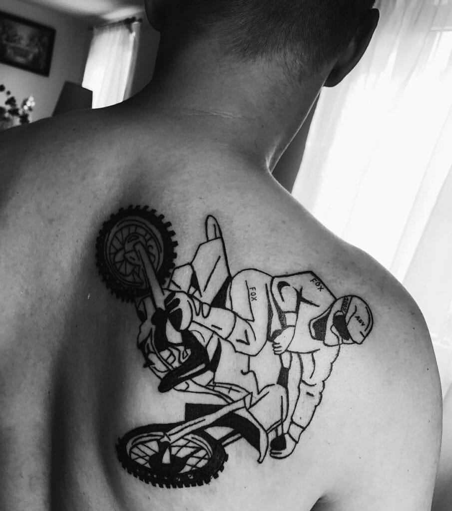 motocross tattoo