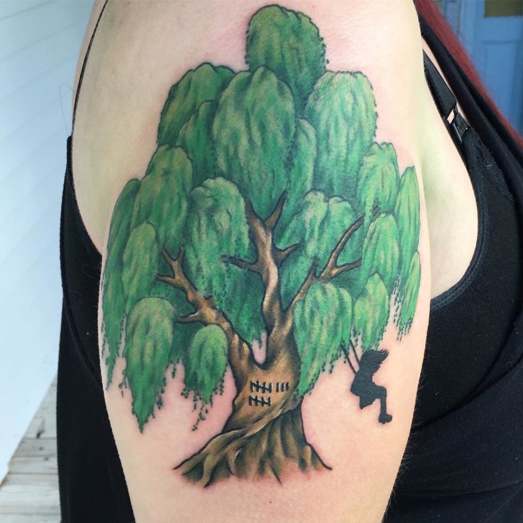 willow tree tattoo