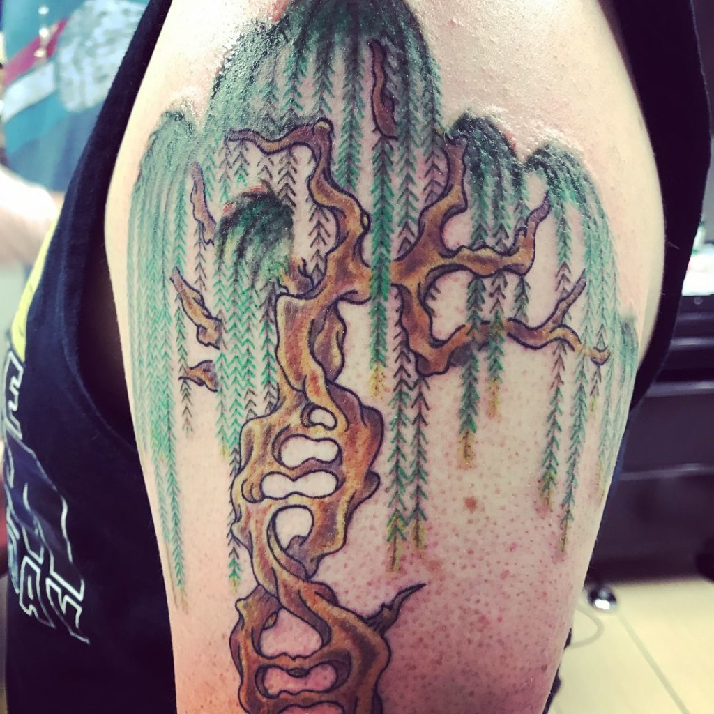 willow tree tattoo