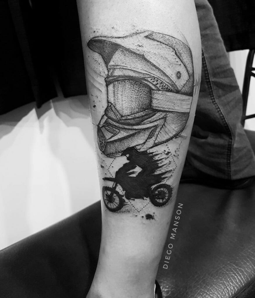 motocross tattoo