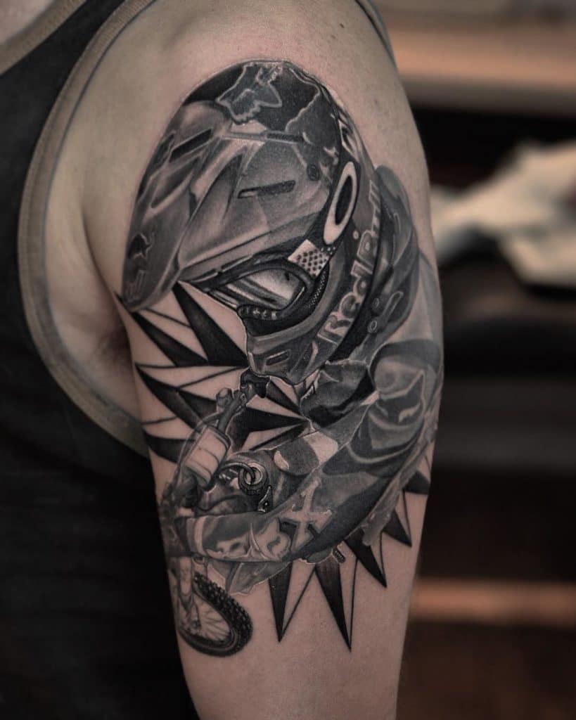 motocross tattoo