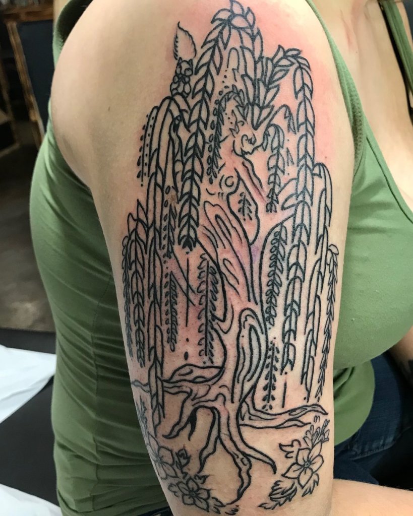 willow tree tattoo