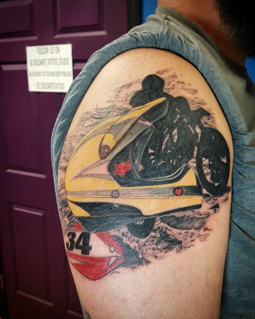 motocross tattoo