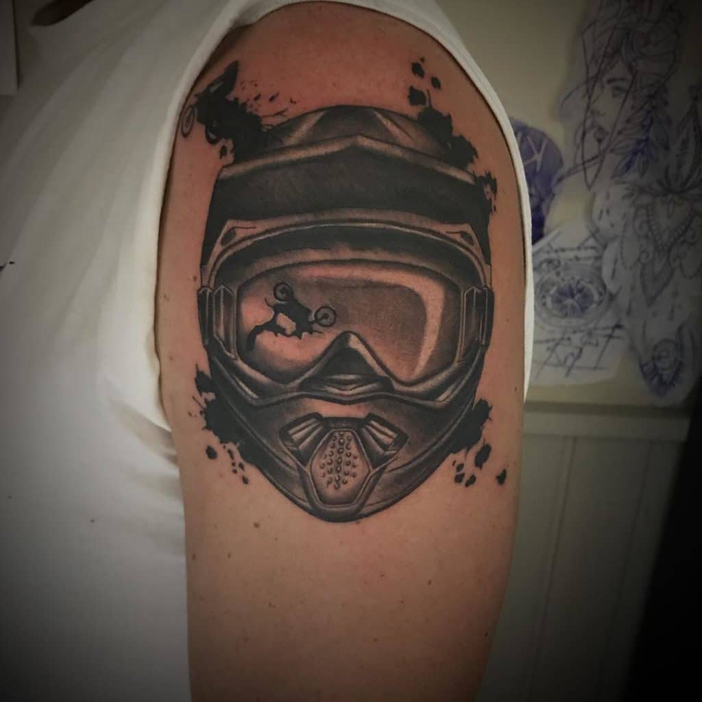 motocross tattoo