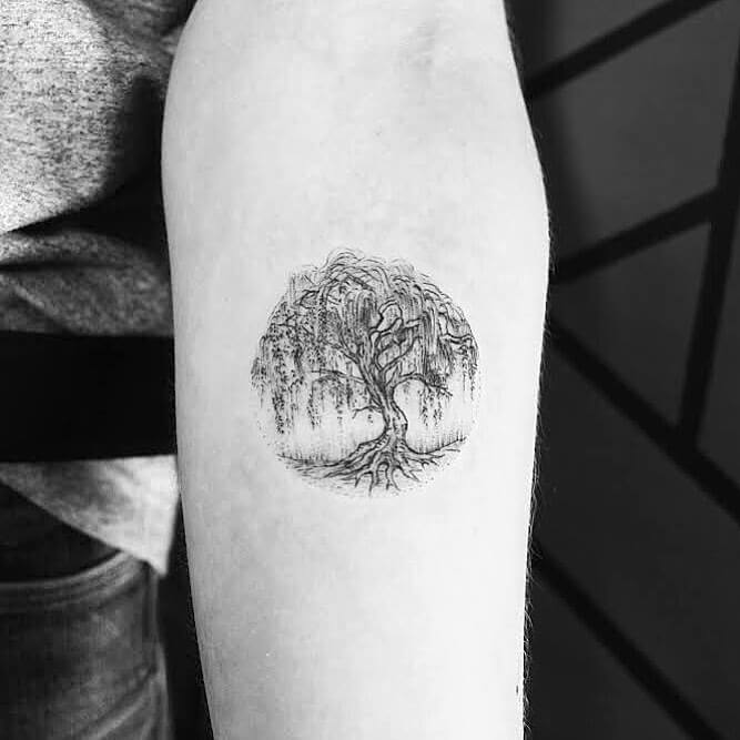 willow tree tattoo