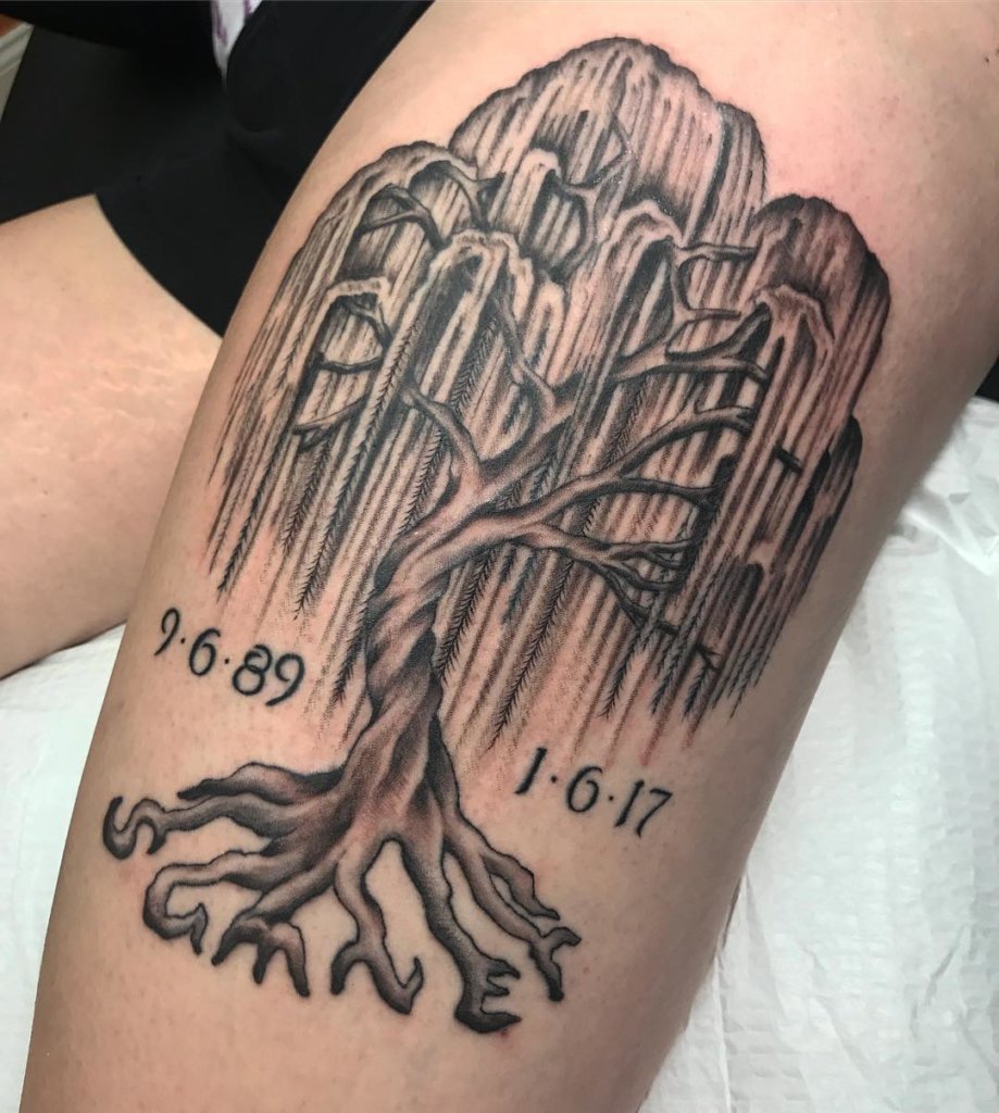 willow tree tattoo