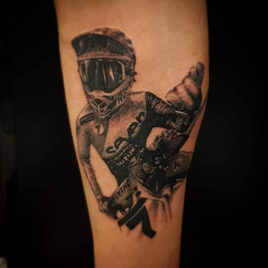 motocross tattoo