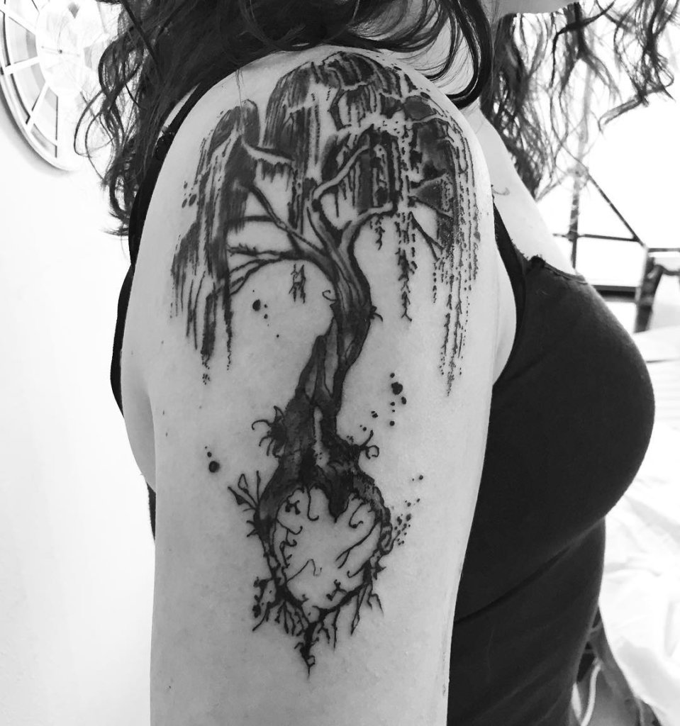 willow tree tattoo