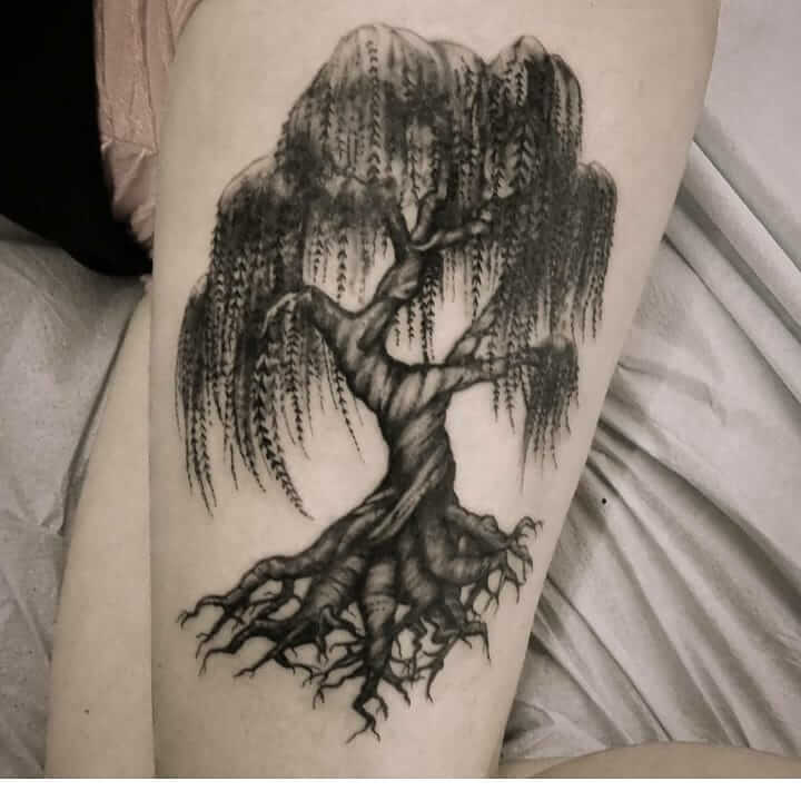 willow tree tattoo