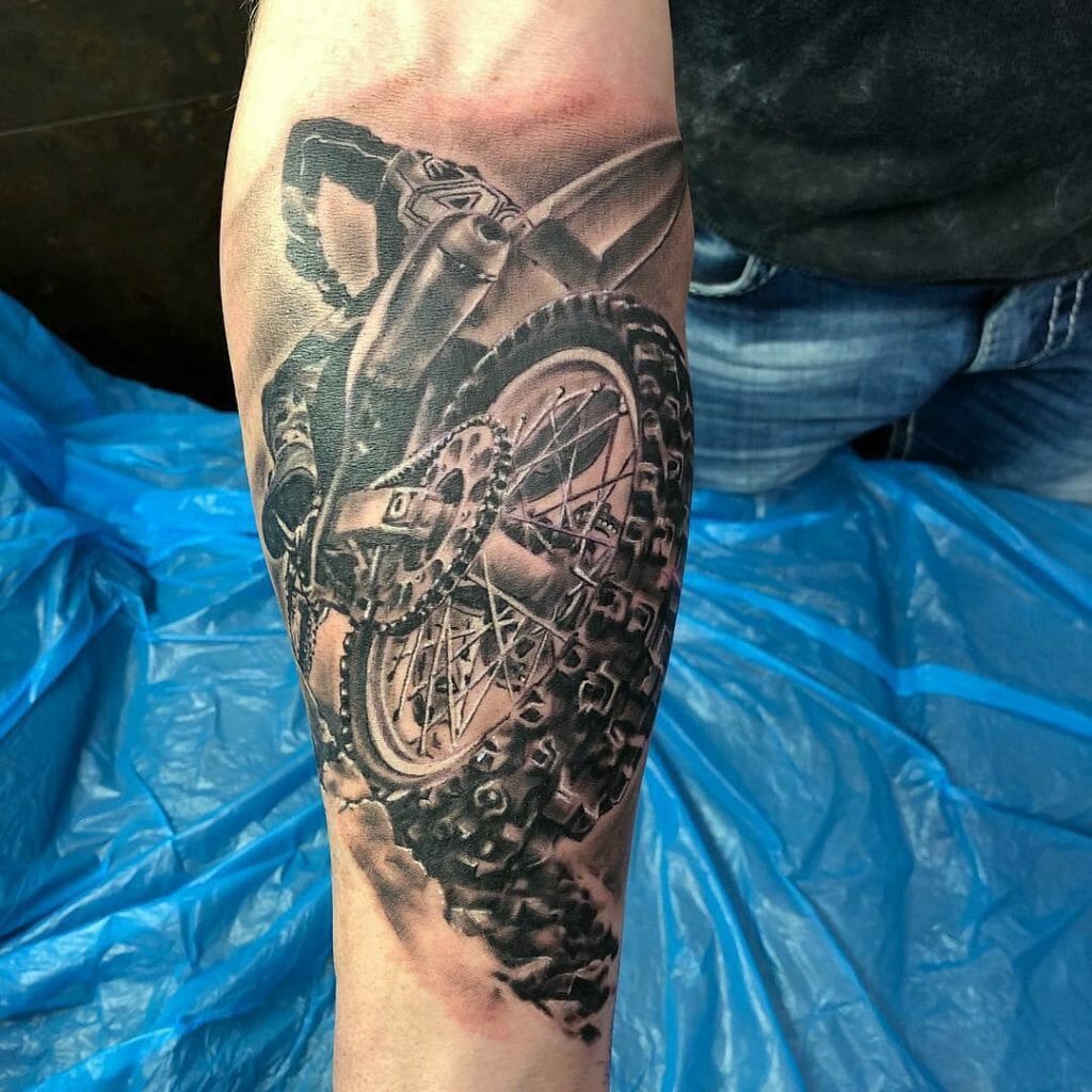 motocross tattoo