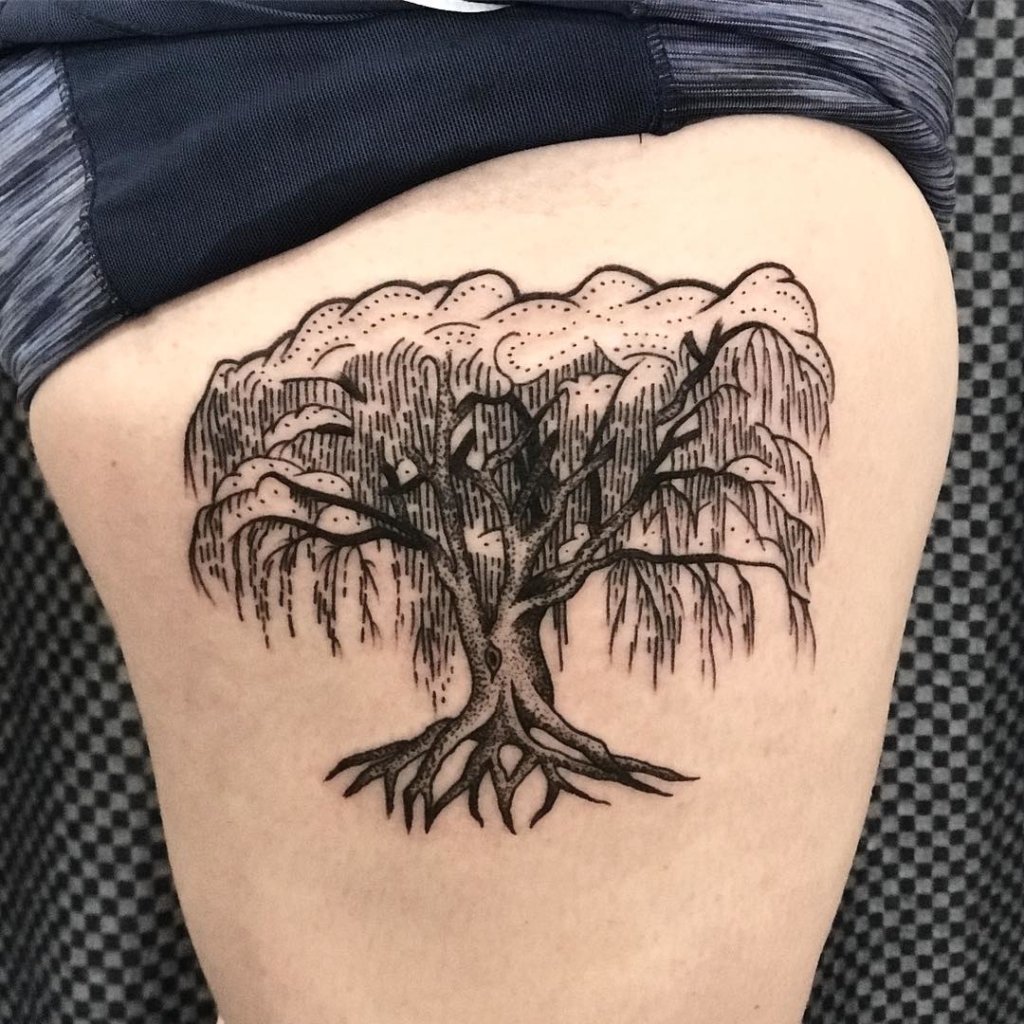 willow tree tattoo