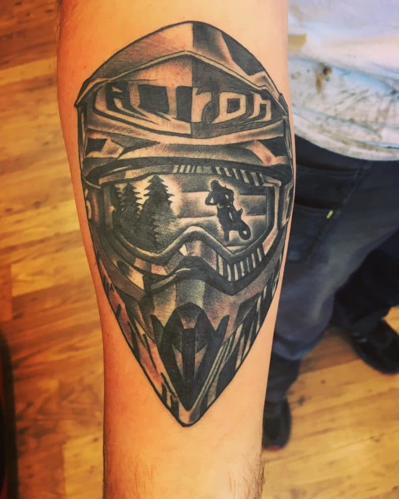 motocross tattoo