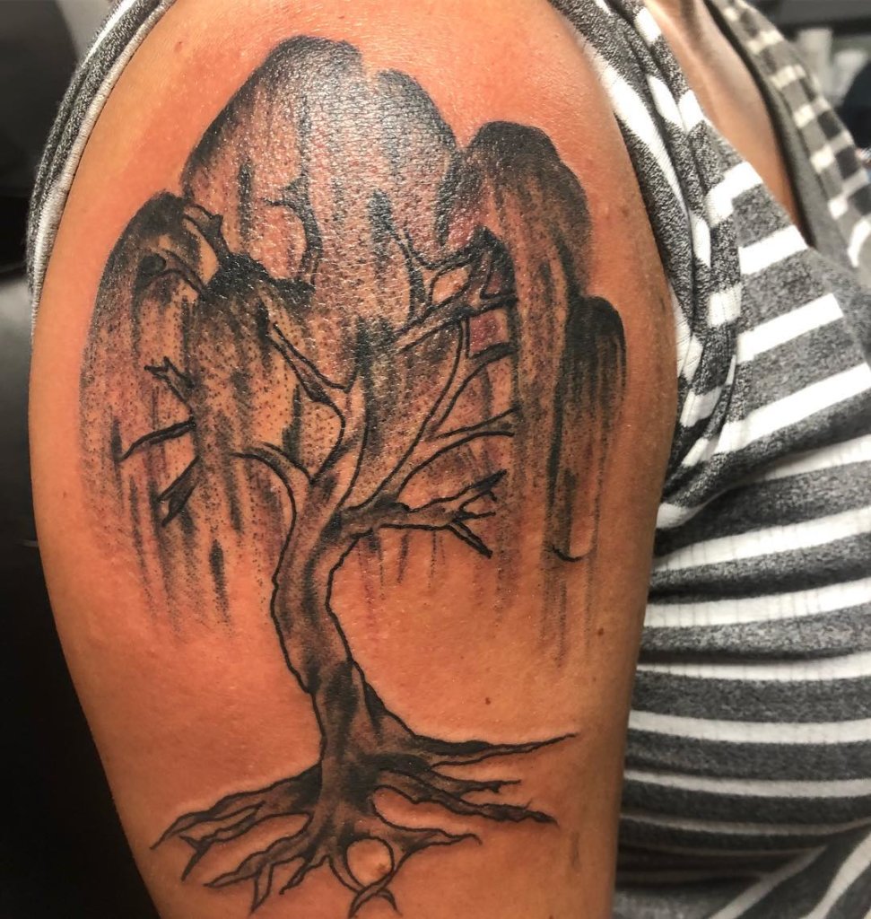 willow tree tattoo