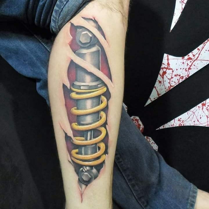 motocross tattoo