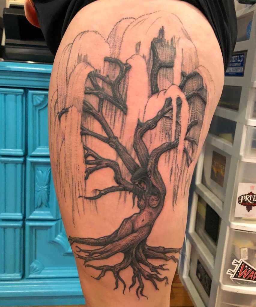 willow tree tattoo