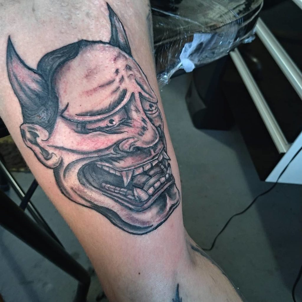 2018 10 21 23.18.11 1895112959883241741 samuraimasktattoo Tattoo Ideas