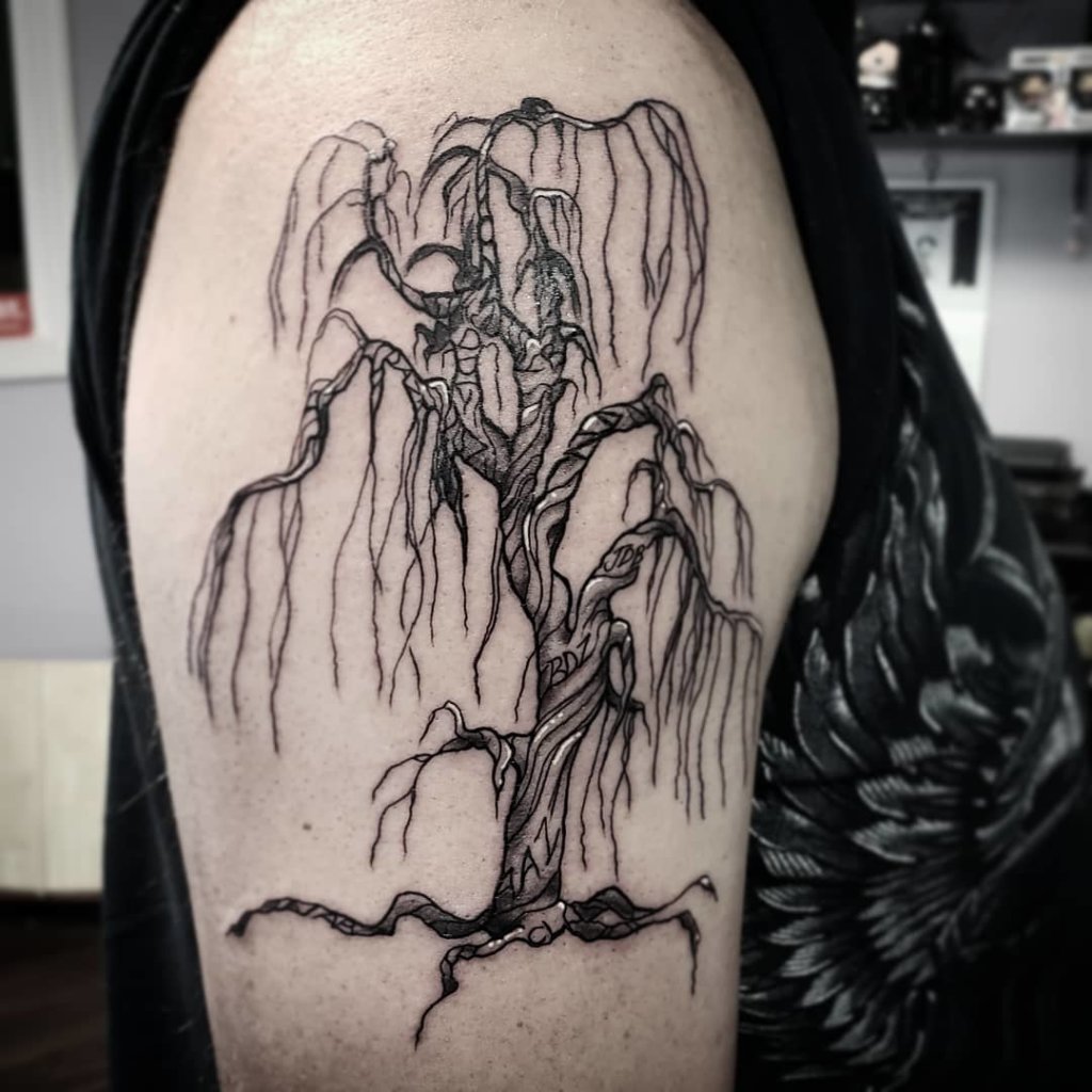 willow tree tattoo