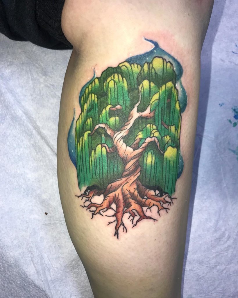 willow tree tattoo