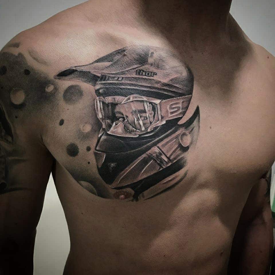 motocross tattoo