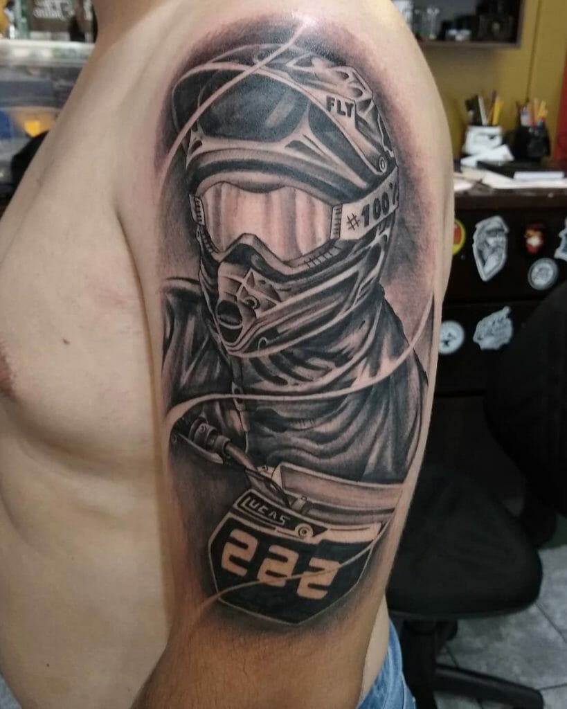 motocross tattoo