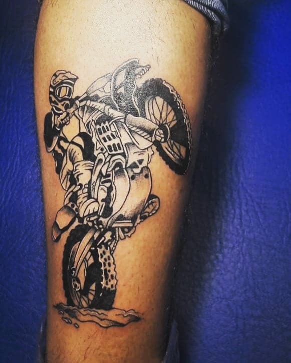 motocross tattoo