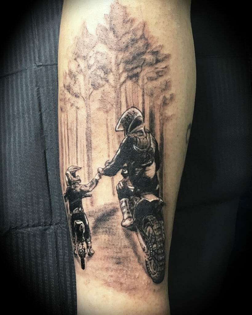 motocross tattoo